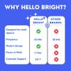 Hello Bright - Ultrasonic Retainer Cleaner Machine for Invisalign, Aligner, Night Guard, Denture, Whitening Tray, Mouth Guard and Toothbrush Head - Dental UV Ultrasonic Cleaner Pod [no UV Light] view 3