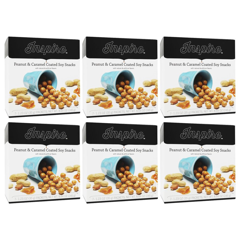 Bariatric Eating Inspire 15g Protein Peanut Soy Snacks (6-Pack)