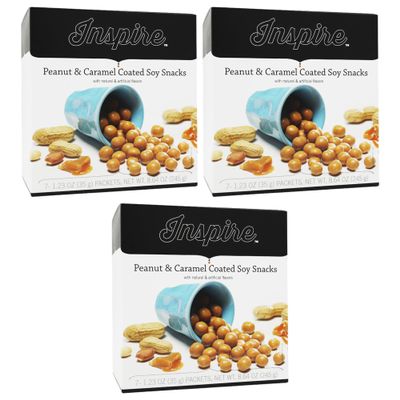 Bariatric Eating Inspire 15g Protein Peanut Soy Snacks (3-Pack)