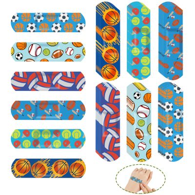 120 Pcs Bandaids Variety Pack, Waterproof & Breathable Kids Bandages, 20 Styles Cartoon
