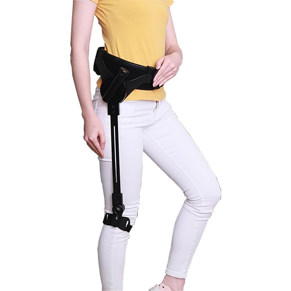 WDDEYYDS Hands Free Crutch Carbon Fiber Crutch Walking Assistant Cane Alternative to Crutches for Below The Knee Non-Weight Bearing Injuries,Large-leftleg