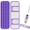 2 Pack Upgraded Reusable Mop Pads Compatible with Swiffer PowerMop, Mop Refill Pads Replacement for Swiffer Power Mop Spray Mop Pads for Multi-Surface Floor Cleaning, Quality Updated Cationic Material view 1