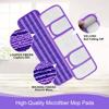 2 Pack Upgraded Reusable Mop Pads Compatible with Swiffer PowerMop, Mop Refill Pads Replacement for Swiffer Power Mop Spray Mop Pads for Multi-Surface Floor Cleaning, Quality Updated Cationic Material view 3