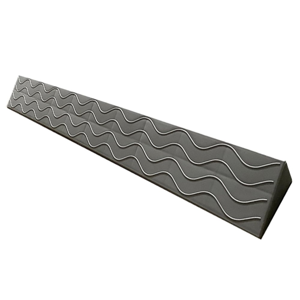 ZENSTE 1""/2""/3"" Rise Transition Threshold Ramp for Doorways, 600 LBS Capacity Portable Lightweight Plastic Ramps Non-Slip Indoor Handicap Ramp for Wheelchair StrollerCuttable & Adjustable Size