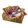 24/100 Pack Mardi Gras Party Napkins Set, 6.7x6.7in Mask Design for Mardi Gras Table Decoration, Disposable and Decorative Mardi Gras Mask Guest Paper Napkins for Party Decor Supplies (24) view 1