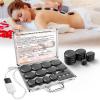 AICNLY Hot Stones Massage Set with Temperature Adjustment-20 Pcs Basalt Hot Stones with Heater Kit, Professional Massage Tool for Spa-Lymphatic Drainage, Relieve Tension and Muscle Pain view 1