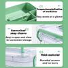 KALWEL,Medicine Storage Box,Pill Bottle Organizer,Medication Organizer Storage,Double Compartment Medication Organizer with Large Capacity,Transparent Medicine Organizer for Home,Medication Storage view 4