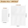 BESTVIP 100 Pack Disposable Paper Napkins,3-Ply White Dinner Napkins for Guests,Bathroom Paper Hand Towels Soft and Absorbent,Perfect for Christmas,Kitchen,Dinner,Party,Wedding or Event view 4