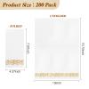 BESTVIP 200 Pack Disposable Paper Napkins,3-Ply Dinner Napkins with Gold Trim for Guests,Bathroom Paper Hand Towels Soft and Absorbent,Perfect for Christmas,Kitchen,Dinner,Party,Wedding or Event view 4