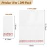 BESTVIP 200 Pack Disposable Paper Napkins,3-Ply Dinner Napkins with Rose Gold Trim for Guests,Bathroom Paper Hand Towels Soft and Absorbent,Perfect for Christmas,Kitchen,Dinner,Party,Wedding or Event view 4