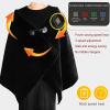 XJZHANG Electric Heated Throw Blanket Thickening USB Heated Wrap Shawl with Buttons Wearable Portable Heating Shawl Electric Throw for Home Office Use view 4