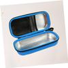 Anneome Cooler Bag for Travel Organizer Case Insulation Portable Medicine Cooler Bag Double Zipper Design Blue view 3