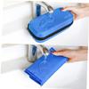 Anneome Cooler Bag for Travel Organizer Case Insulation Portable Medicine Cooler Bag Double Zipper Design Blue view 4