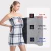 XJZHANG USB Office Electric Heated Shawl, Soft Flannel Thermal Shawl, Wearable Electric Blanket with Buttons Soft Home Office Back Knee Warmer view 3