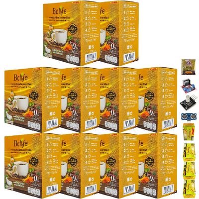 20 Sachets/Box Aroma Intense Healthy Snack Instant Coffee Mixed Powder 36 in 1 Arabica Roasted Delicious Mellow Set 10 By Beautygoodshop [Get Free For You Beauty Gifts]