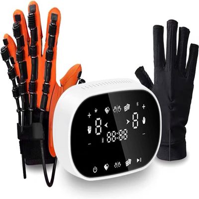 KarFri Rehabilitation Robot Gloves for Stroke Hemiplegia Finger Wrist Training Equipment with Hand Dysfunction Finger Straightening Brace Guard Protector for Patients (Color : Right, Size : Small)