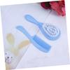 FAVOMOTO 3sets Shampoo Brush and Comb Kit Soft Bathing Brush for Boys and Girls Gentle Massage Cleaning Comb for Cradle Cap Care Safe and Material view 4