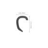 6Pairs Comfortable Auricle Ear Support for Newborns Professional Auricle Correction Tools for Protruding Ears Black view 2