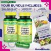 Choice Bundle Spring Valley Papaya Enzyme Complex Chewable Tablets Dietary Supplement 180 Ct 2 pk (360 Total) - Plus Vitamin Guide & Pill Container (4 Items)! view 2