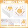 100 PCS Boho Sun Paper Napkins First Trip Around The Sun Birthday Party Napkin Boho Hippie Sunshine Disposable Luncheon Napkins for Baby Shower Birthday Party Supplies, 6.5 x 6.5 inch view 3