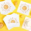 50 PCS Boho Sun Paper Napkins First Trip Around The Sun Birthday Party Napkins Boho Hippie Sunshine Disposable Luncheon Napkin for Baby Shower Birthday Party Supplies, 6.5 x 6.5 inch view 4