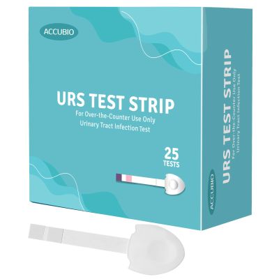 2 in 1 Urinary Tract Infection Test Strips, UTI Test Strips for Men & Women, High Precision Leukocyte and Nitrite Testing at Home, Individually Packed, Accurate Results in 2 Minutes, 25 Count