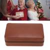Xcello Brown Portable Cigar Humidor Case with Cedarwood Lining and Humidifier Travel Cigar Box with Storage Bag view 3