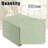 100 Pieces 2-Ply Sage Green Scalloped Napkins Folded 5 x 5 inch Disposable Cocktail Napkins Paper Napkins for Dinner Wedding Birthday Party Green Beverage Napkins view 3