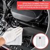 HOMERHYME White Microfiber Cleaning Cloths, 100 Pack Shop Towels Rags, Bulk Absorbent Lint-Free Detailing Cleaning Rags Microfiber Towels for Car Mechanic Automotive Garage Housekeeping, 11.5"*11.5" view 4