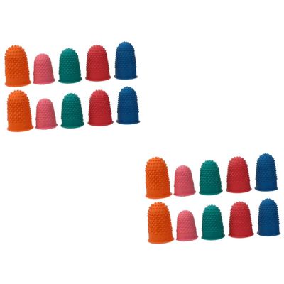 20 Pcs Rubber Protector Guards Cover Caps Tips Fingertip Grips Pads Grip Protective Cover
