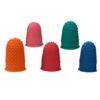 20 Pcs Rubber Protector Guards Cover Caps Tips Fingertip Grips Pads Grip Protective Cover view 2