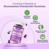 Glucosamine Chondroitin Gummies, Extra Strength Glucosamine Chondroitin MSM with Elderberry & Turmeric, Joint Health, Flexibility, Antioxidant, Immune for Adults - 60 Blueberry Flavored Gummies view 4