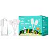 Lonlown 60PCS Baby Tongue Cleaner & 1PCS Finger Toothbrush Infant Mouth Cleaner Newborn Gum Cleaner Disposable Infant Oral Clean Stick Dental Care for Baby Toddler view 1