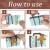 Hlsicnalm 50PCS Suitcase Favor Boxes World Map Mini Suitcase Boxes Wedding Candy Boxes For Travel Theme Wedding Baby Bridal Shower view 2