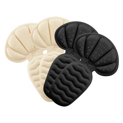 Gatuida 2 Pairs Heel Pads Anti-Skid Heel Grips T-Shaped Heel Cushions Shoe Inserts Replaceable Heel Stickers Adhesive Heel Protectors for Heel Loose Shoes Women