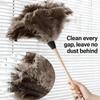 22.44Inch Ostrich Feather Dusters, Washable Wooden Handle Duster, Non Electrostatic Ostrich Feather Duster for Home Use view 4