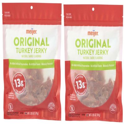 Pack Of 2 Original Turkey Jerky, 2.85 oz