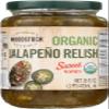 Woodstock Organic Jalapeo Relish, Sweet 'N Spicy, Kosher, USDA Certified Organic, 16 Ounce (Pack of 6) view 1