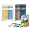 2 Pack KIGI Large Capacity Medicine Organizer and Pill Case with 4 Compartments view 1