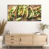 Canvas Wall Art Tacos grilled chicken avocado fresh salsa sauce and limes Framed Large Wall Art For Living Room Bedroom Kitchen Office Paintings Artwork Wall Decor 3 Piece Wall Art view 4