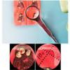 10x Magnifier Pocket Handheld Stainless Steel with Tweezers Glass Blackheads Eyebrows Repair Inspection Portable Mini Mirror Plate view 4