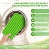 18 Pack Reusable Mop Pads Compatible with Swiffer Wet Jet Mop, Wet Pads Refill Pads Refills Mop Refill Pads Washable Wet Dry Use Mop Replacement Heads for Hard Wood Floor Cleaning view 4