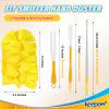 KEEPOW Reusable Duster Refill Compatible with Swiffer Hand Duster, Heavy Duty Duster Refills, 360 Degree Dusters Refills for Cleaning, Fleece Refill Ceiling Fan, 4 Pack (Handle is Not Included) view 2
