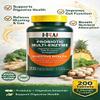 4 TOP CARE H4U Probiotic Multi-Enzymes with Prebiotics and Probiotic Acidophilus for Digestive and Gut Health, Providing Relief from Meal-time discomfort and Bloating. Dietary Supplement, 200 Count. view 4