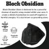 Amazing Gemstone Black Obsidian Raw Crystals and Healing Stones, Natural Rocks for Tumbling and DIY Raw Stones and Crystals (1 Piece) view 4