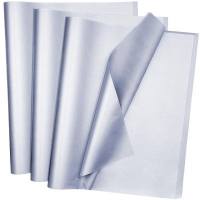 Jkopsnr 105 Sheets Silver Tissue Paper for Bags Silver Wrapping Tissue Paper Bulk for DIY Crafts Birthday Wedding Baby Shower Festival Holidays Decorative (20x12 Inches)