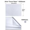 Jkopsnr 105 Sheets Silver Tissue Paper for Bags Silver Wrapping Tissue Paper Bulk for DIY Crafts Birthday Wedding Baby Shower Festival Holidays Decorative (20x12 Inches) view 2