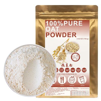 100% Natural Pure Oat Powder 100g/3.52oz  Oatmeal Flour, Whole Oats Flour, For Cooking Baking Recipes & Drinks,| Free from Preservatives
