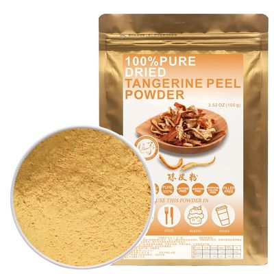 100% Pure Tangerine Powder  100g/3.52oz Natural Tangerine Flour | CHENPI Powder for Smoothies, Shakes, Baking & Drinks,| Free from Preservativesn