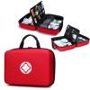 XJZHANG First Aid Kit Hard Case Empty, Emergency First Aid Box Medicine Storage Bag for Household Work Place Outdoor Picnic Parties view 2